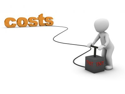 Photo of costs increasing.
